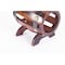 Vintiquewise Wooden Wine Barrel Shaped Vintage Decorative Single Bottle Wine Holder QI003661 - alternate 2